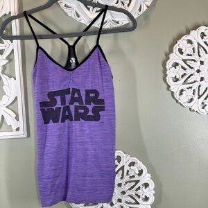 Star Wars Cami Racer Back Tank  Actual Size: Large/ Stretchy